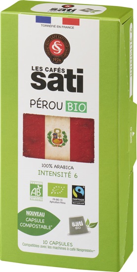 Sati Peru Bio x10 caps (pro Nespresso)